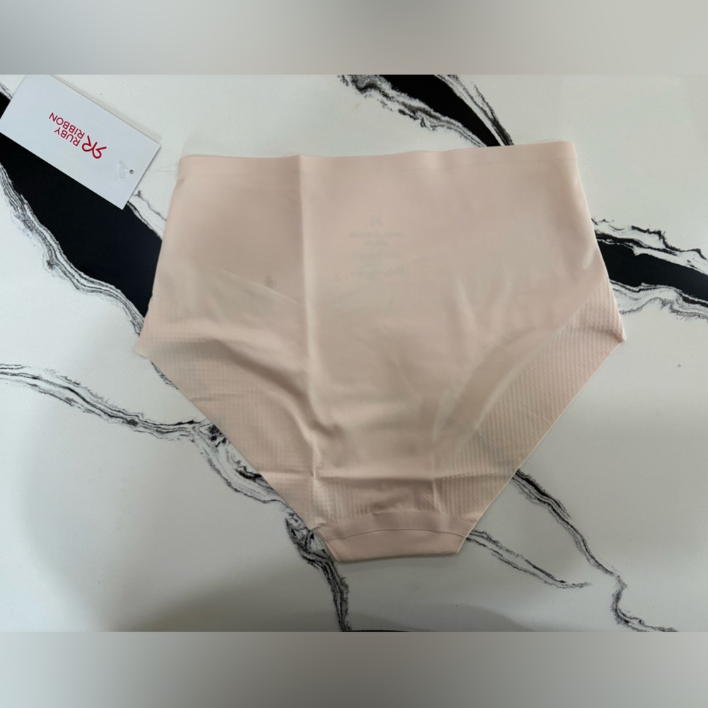 Ruby Ribbon Second Skin Brief in Shell - Picture 2 of 6